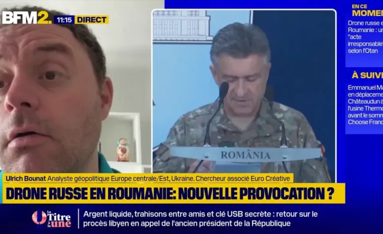Réaction d&rsquo;Ulrich Bounat au crash d&rsquo;un drone en Roumanie