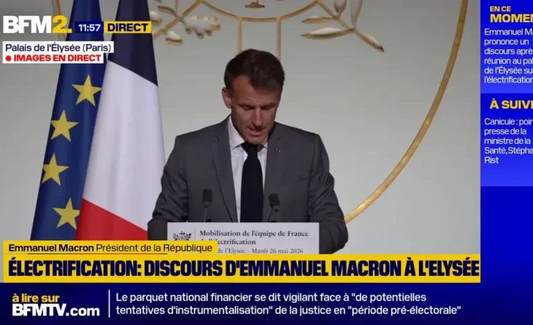 Macron s&rsquo;exprimera sur l&rsquo;électrification après une réunion à l&rsquo;Élysée