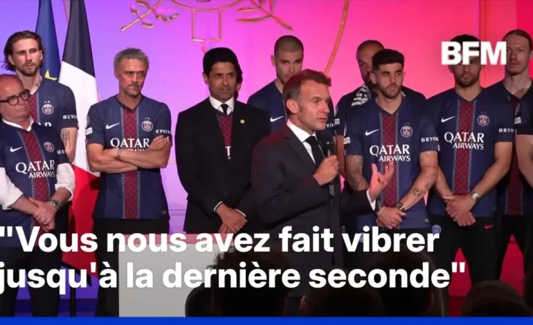 Le PSG reçu à l&rsquo;Élysée après son sacre européen