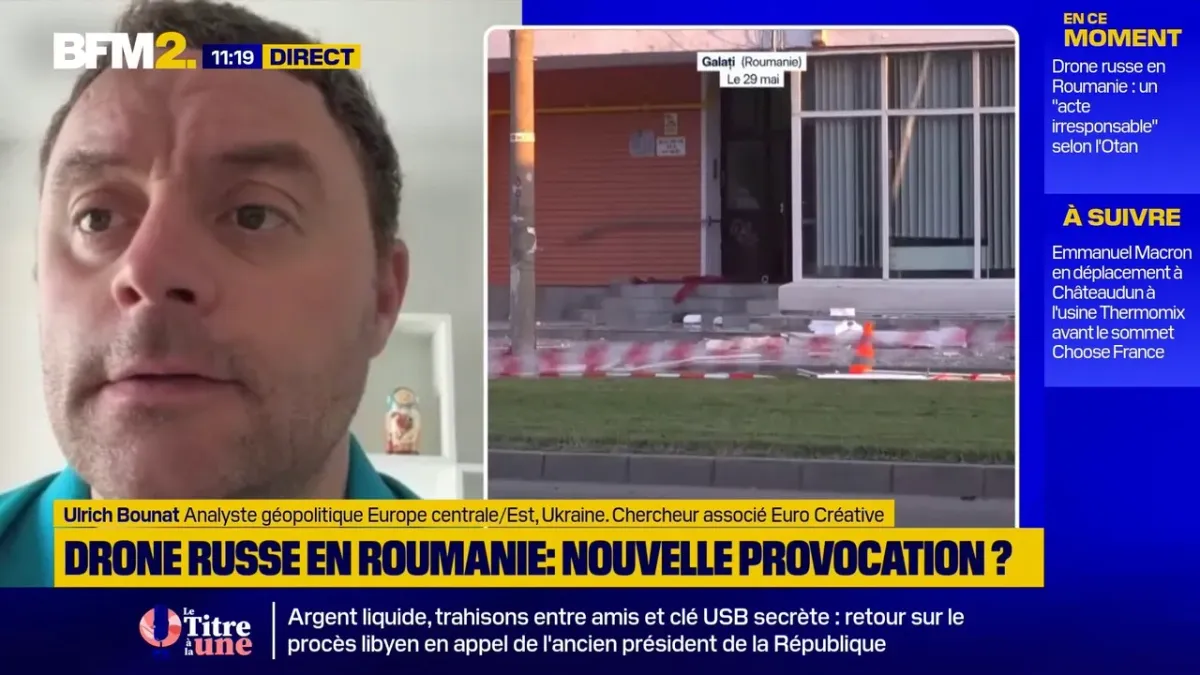 Réaction au crash d&rsquo;un drone russe en Roumanie