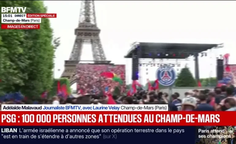 Le PSG célèbre son nouveau titre de champion d&rsquo;Europe