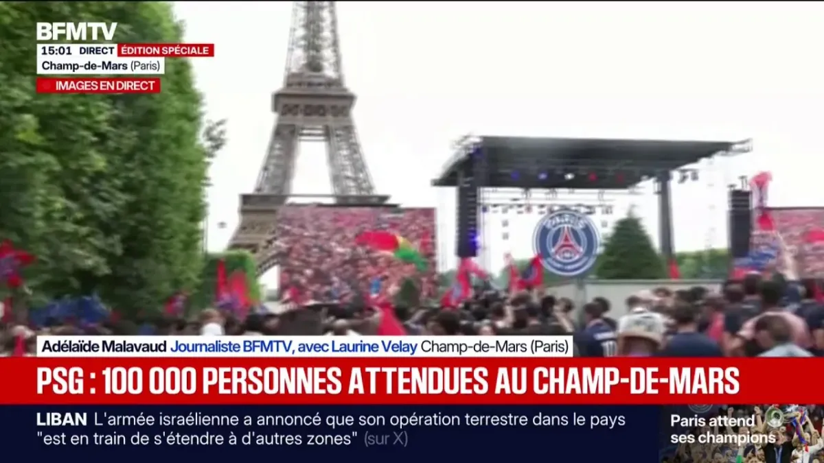 Le PSG célèbre son nouveau titre de champion d&rsquo;Europe