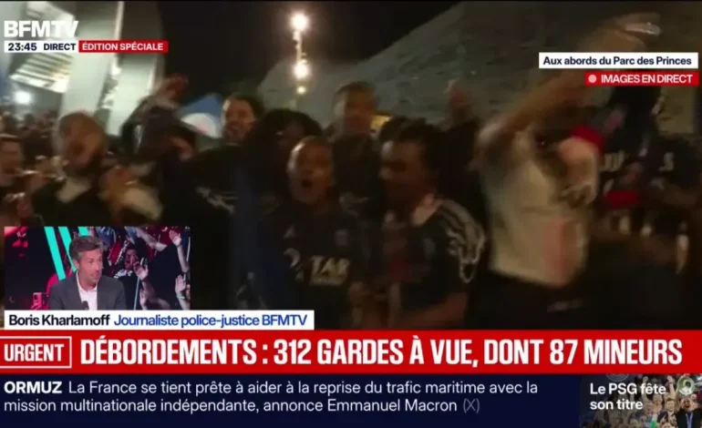 Bilan des Interpellations Après la Victoire du PSG