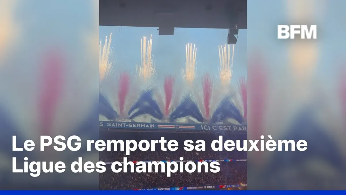 Le PSG remporte sa deuxième Ligue des champions