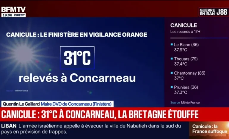 Vigilance Orange en France pour la Canicule
