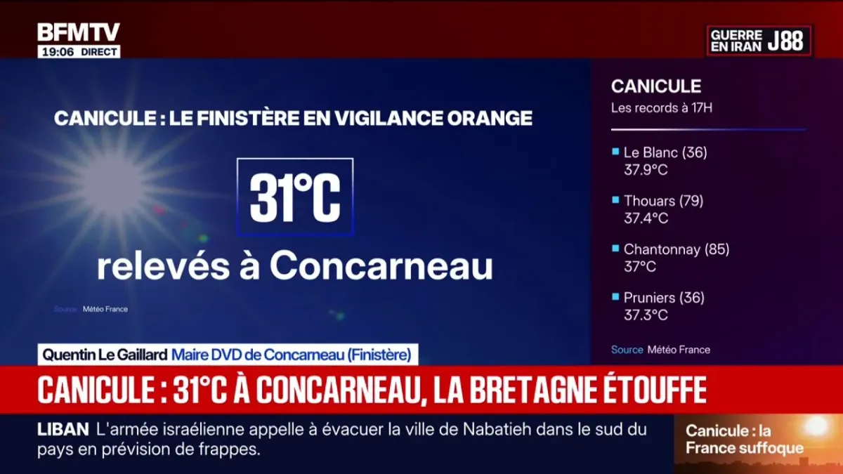 Vigilance Orange en France pour la Canicule