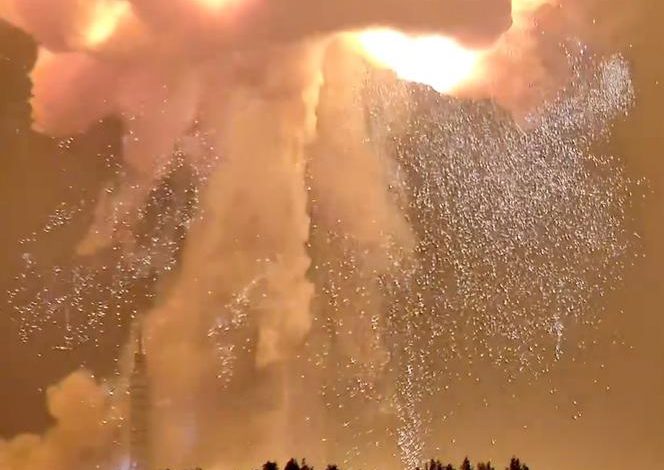 Explosion de la fusée New Glenn à Cap Canaveral