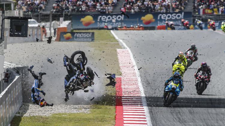 Alex Marquez blessé après un accident au Grand Prix de Catalogne