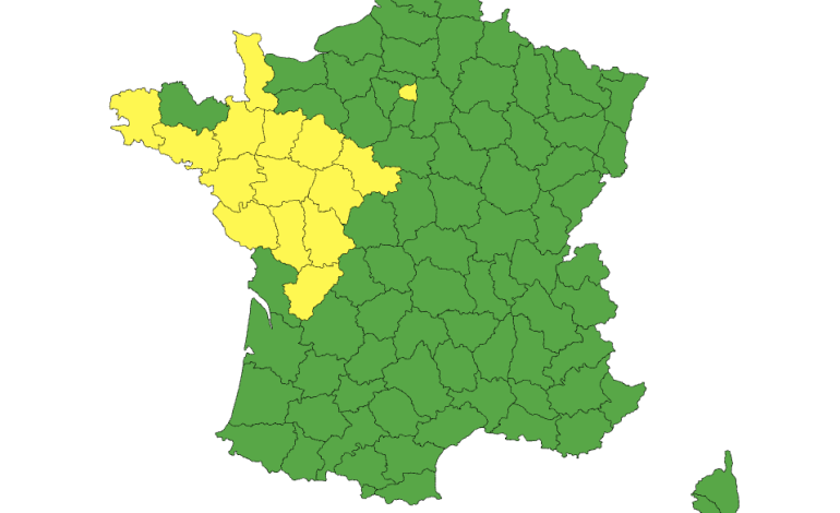 18 départements en vigilance jaune pour canicule