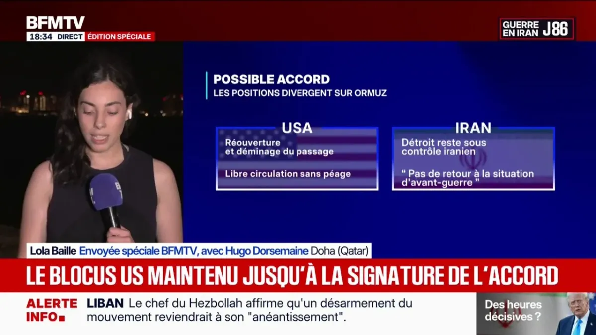 Accord de paix en vue entre États-Unis et Iran