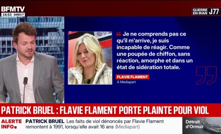 Flavie Flament porte plainte pour viol contre Patrick Bruel