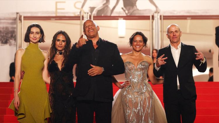 Célébration des 25 ans de Fast and Furious au Festival de Cannes