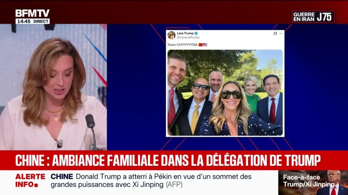 Arrivée de Donald Trump à Pékin pour un sommet avec Xi Jinping