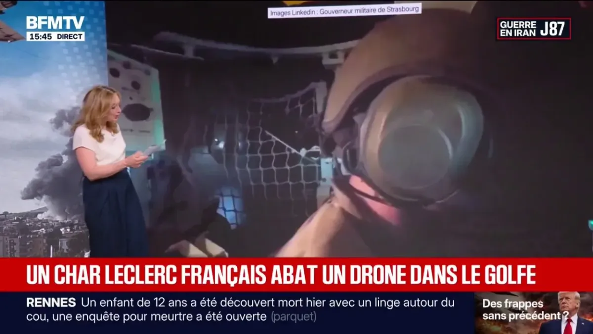 Succès des tests du char Leclerc contre les drones