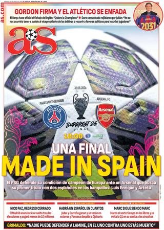 Finale de la Ligue des champions : duel entre Arsenal et le PSG