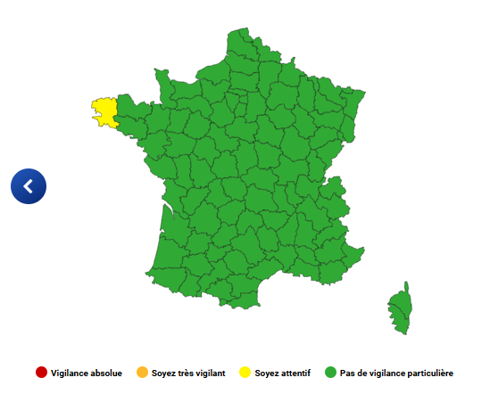 Vigilance jaune «canicule» annoncée dans le Finistère