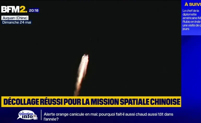 Trois astronautes chinois en mission vers la station Tiangong