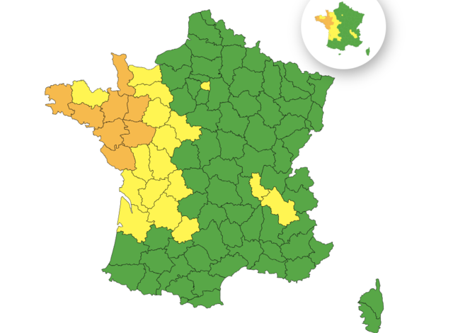 Vigilance jaune pour canicule : 17 départements concernés