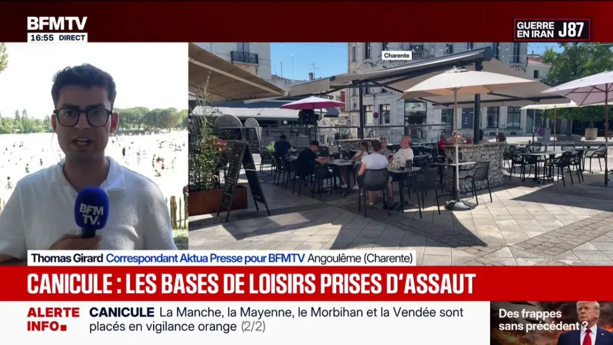 Un épisode de canicule précoce en France