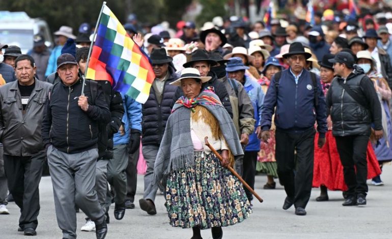 Manifestations à La Paz : Exigence de Démission du Président Bolivien