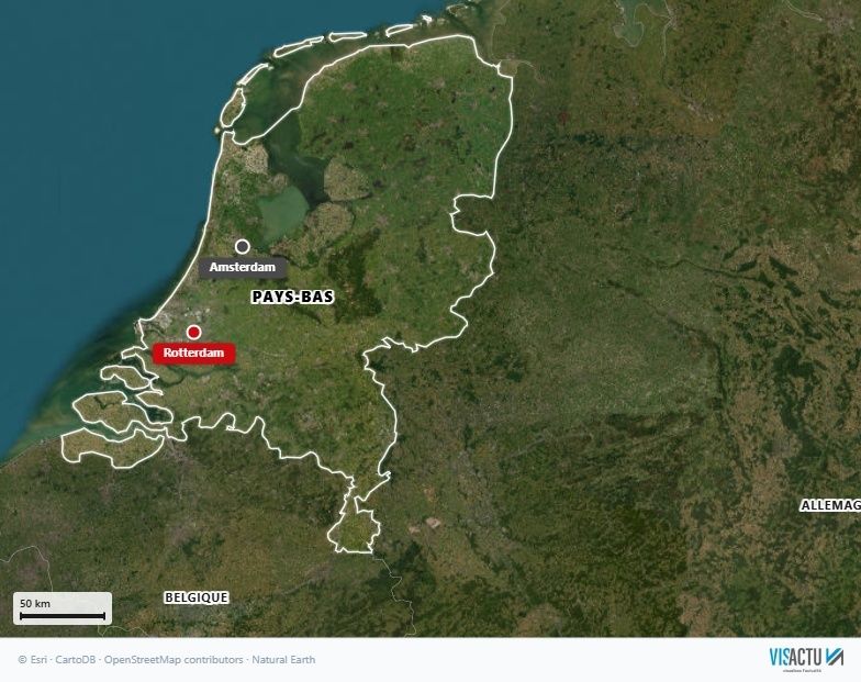 Le « Hondius » accoste aux Pays-Bas