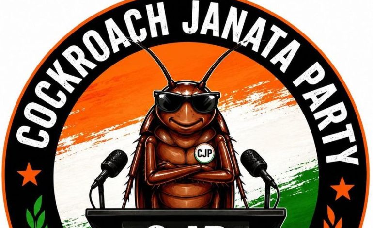 Lancement du Parti populaire des cafards en Inde