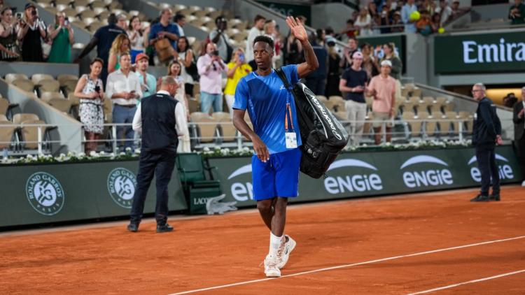 Gaël Monfils fait ses adieux à Roland-Garros