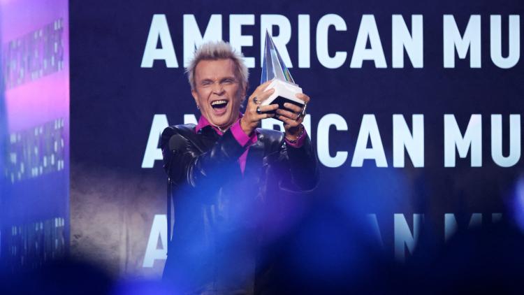 Billy Idol honoré aux American Music Awards