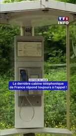 La dernière cabine téléphonique de France fonctionne toujours