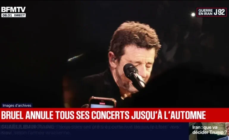 Patrick Bruel annule sa tournée et se retire des Enfoirés