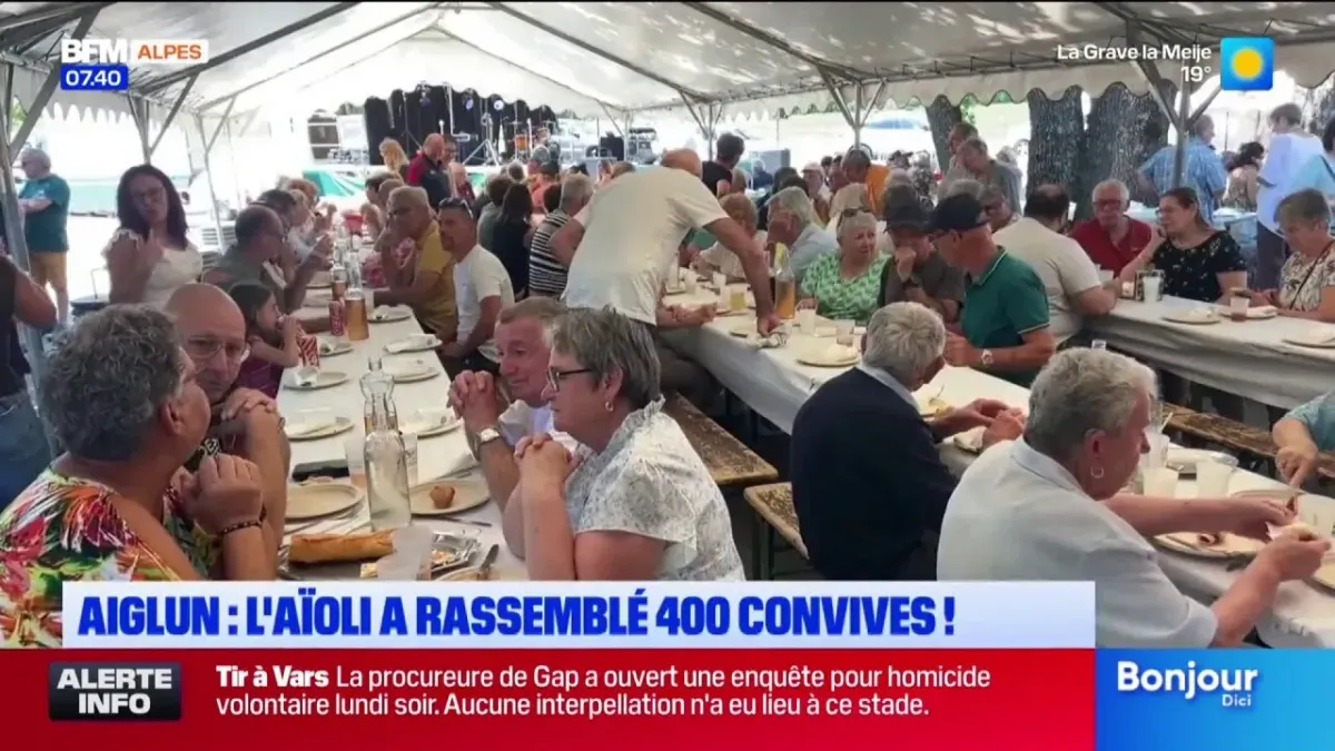 Aiglun : un aïoli géant pour célébrer la Pentecôte
