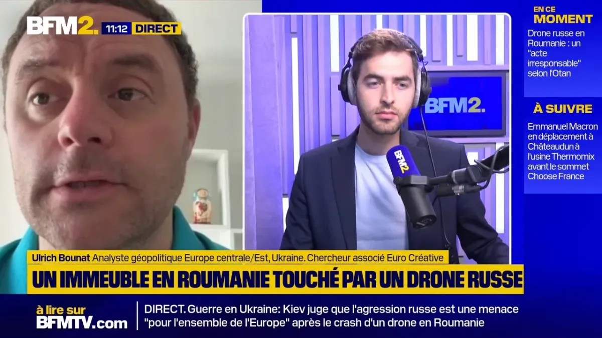 Réaction d&rsquo;Ulrich Bounat au crash d&rsquo;un drone en Roumanie