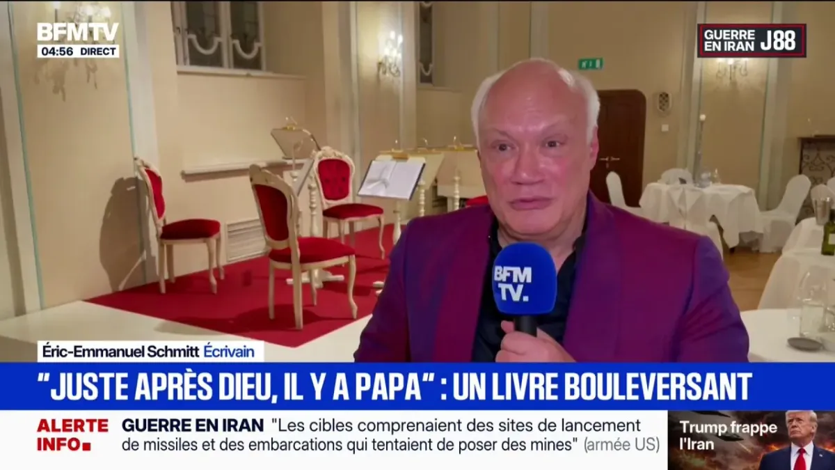 Éric-Emmanuel Schmitt explore la relation père-fils