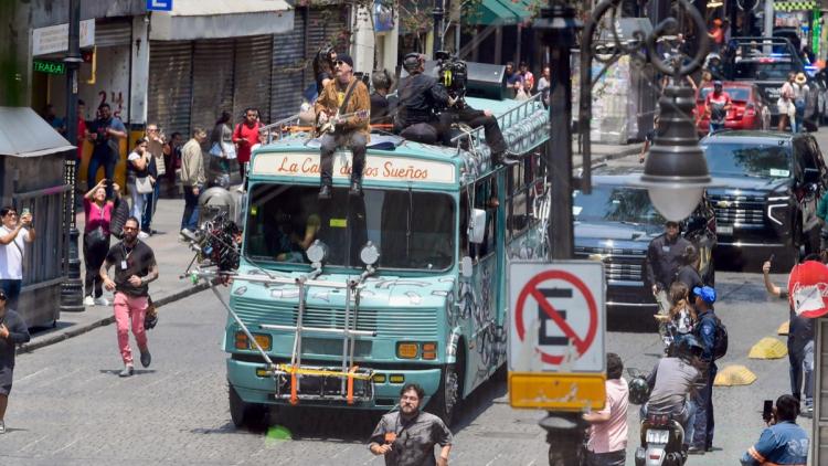 U2 tourne un clip au cœur de Mexico