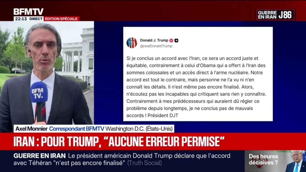 États-Unis et Iran : Accord de paix en vue