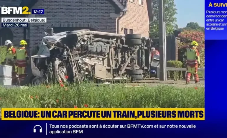 Accident grave impliquant un car scolaire en Belgique