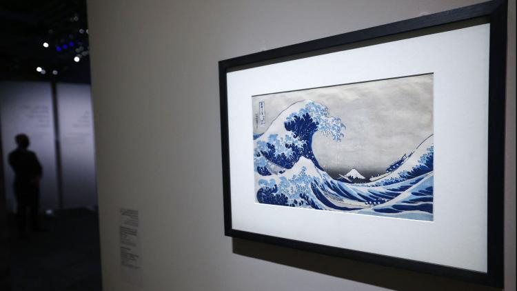 «La Grande Vague» de Hokusai mise aux enchères