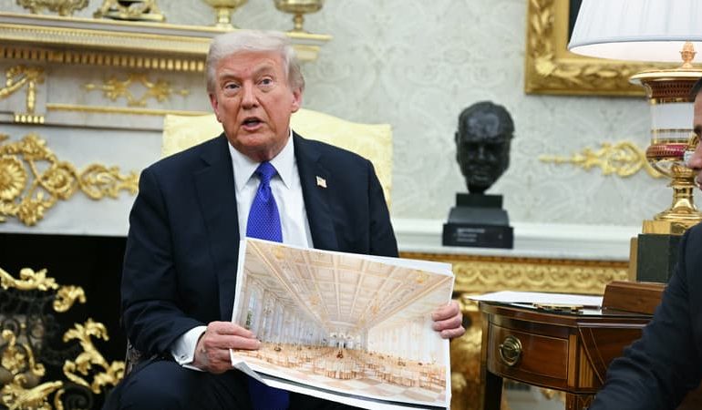 Les controverses autour du projet de salle de bal à la Maison Blanche de Donald Trump