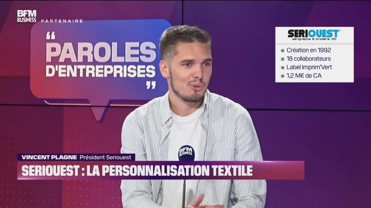 La Personnalisation Textile pour les Professionnels par Seriouest