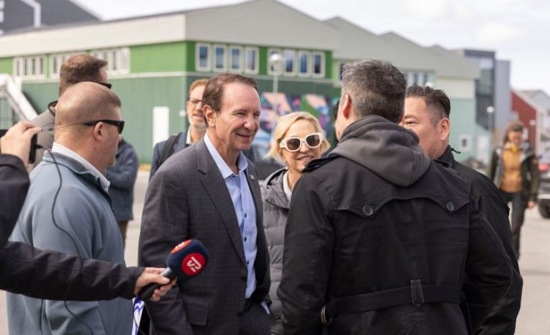 L&rsquo;émissaire américain Jeff Landry en visite au Groenland
