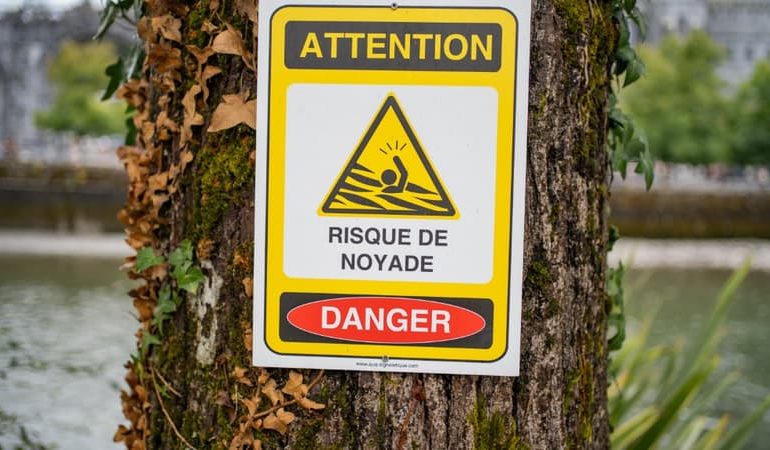 Avertissement sur les dangers de la baignade dans les cours d&rsquo;eau non aménagés
