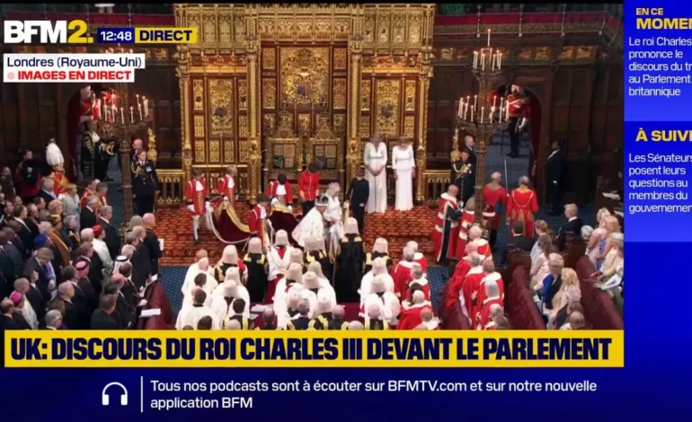 Le Discours du Trône par le Roi Charles III au Parlement Britannique