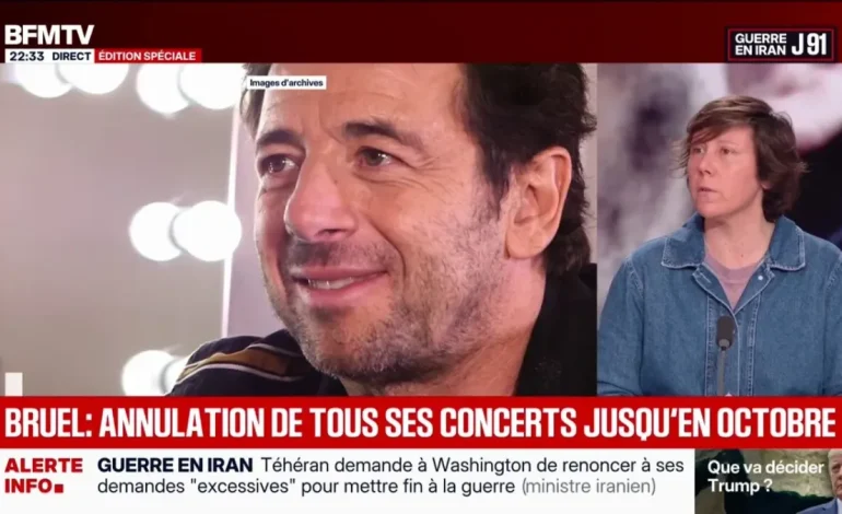 Patrick Bruel annule sa tournée estivale