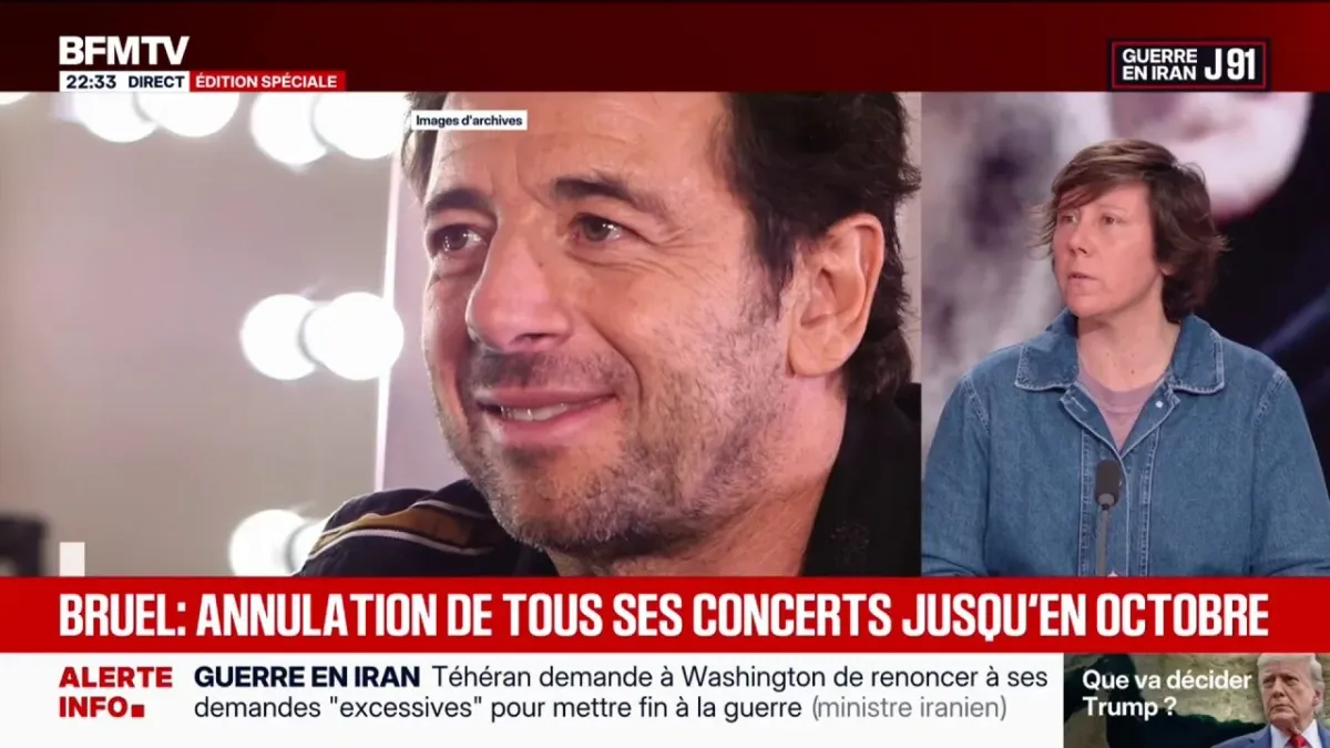 Patrick Bruel annule sa tournée estivale
