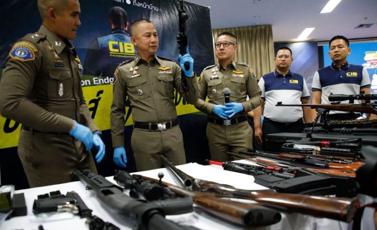 Arrestation d&rsquo;un ressortissant chinois lourdement armé en Thaïlande