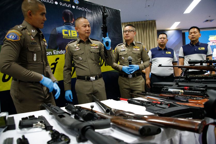 Arrestation d&rsquo;un ressortissant chinois lourdement armé en Thaïlande