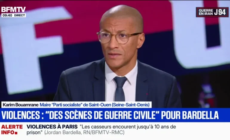 Karim Bouamrane discute des débordements après le sacre du PSG