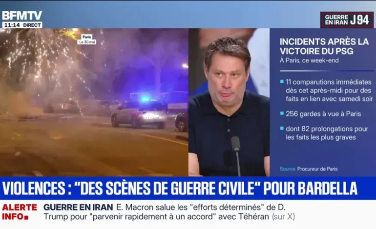 Plus de 890 Interpellations lors du Sacre du PSG en Ligue des Champions