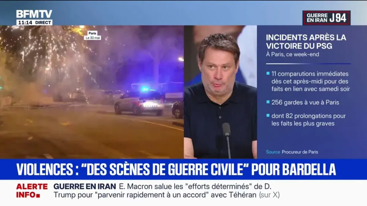 Plus de 890 Interpellations lors du Sacre du PSG en Ligue des Champions
