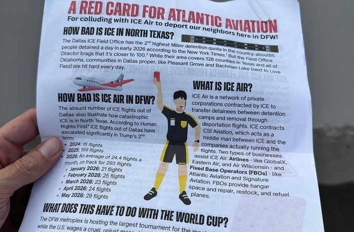 Dallas: Contrastes de la Coupe du Monde et des Opérations de l&rsquo;ICE